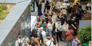 Blick auf ÖH Fest an der BOKU